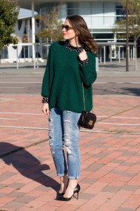 Green and neutral color mix