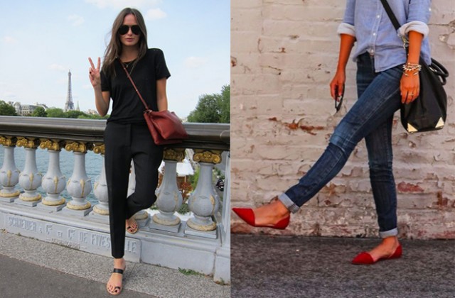 casual outfits with flats