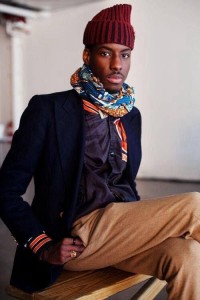 African print scarf