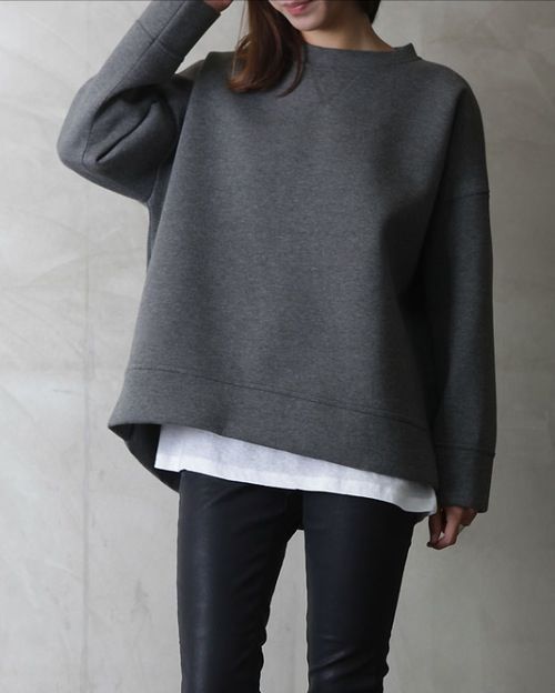 Layering shirts under online sweaters