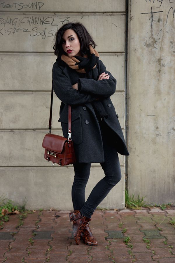 Look best sale manteau noir