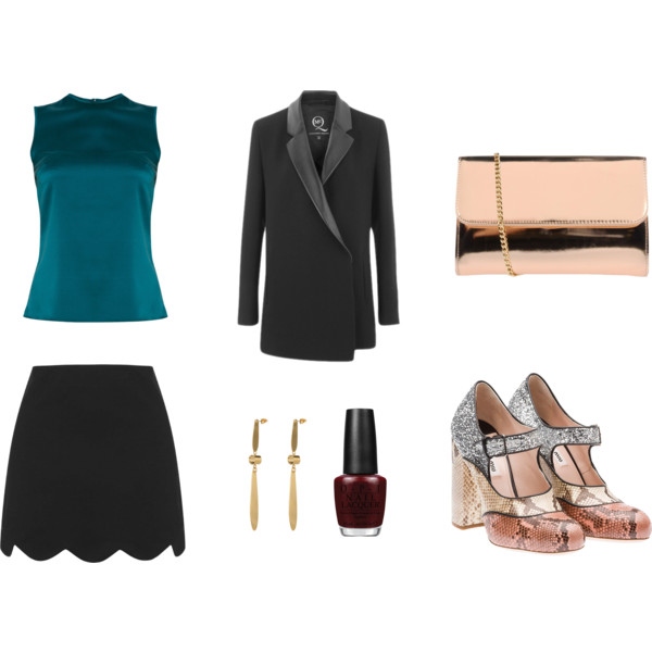 mini skirt outfits polyvore