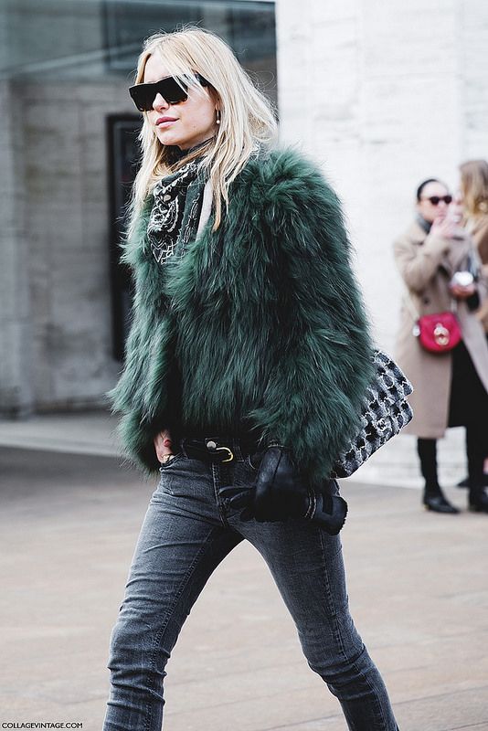 How to wear a fur clearance coat