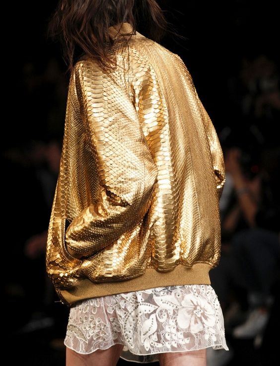 gold bomber jacket mini dress