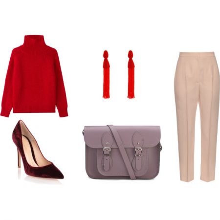 How to wear my red large sweater? - Personal Shopper Paris - Dress like ...