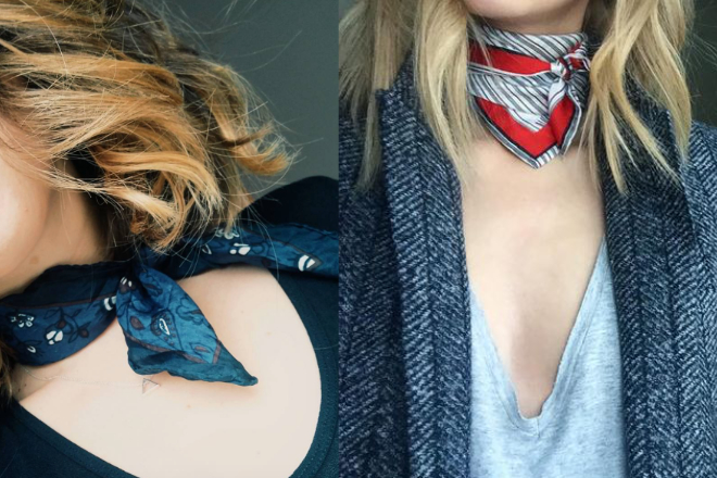 How To Wear A Neck Scarf Like The Fashion Crowd