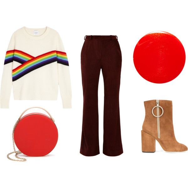 Fashion  Red pants outfit, Corduroy pants outfit, How to look classy