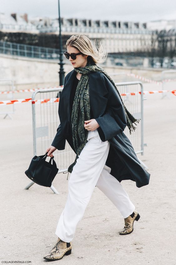 Comment porter le pantalon blanc en automne-hiver - Personal Shopper Paris  - Dress like a Parisian