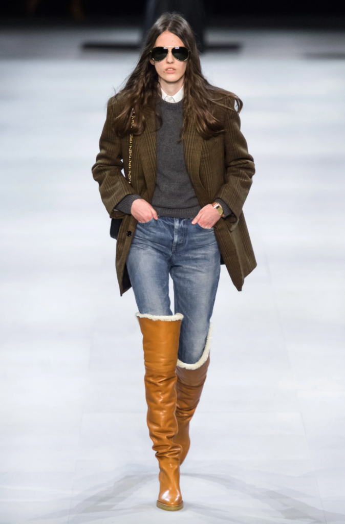 How To Style Tall Tan Boots With Jeans
