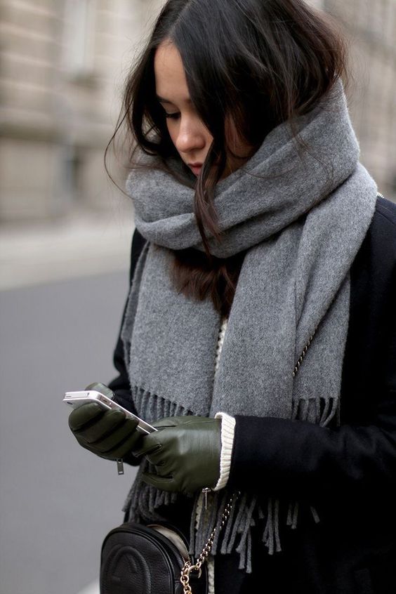 Winter Outfit Ideas For Styling Your Blanket Scarf